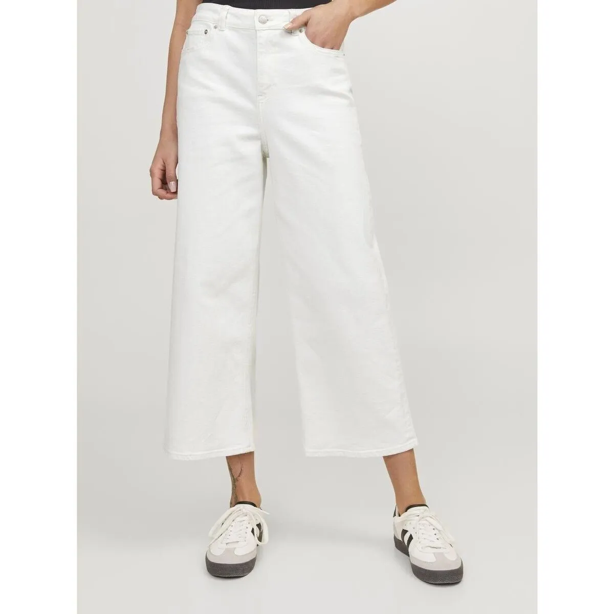 12254001 MILLA WIDE-WHITE DENIM