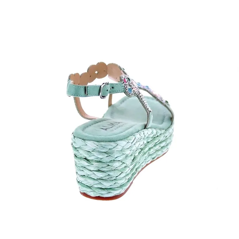 Alma en Pena Sandalias Mujer V24AB2161 Verde