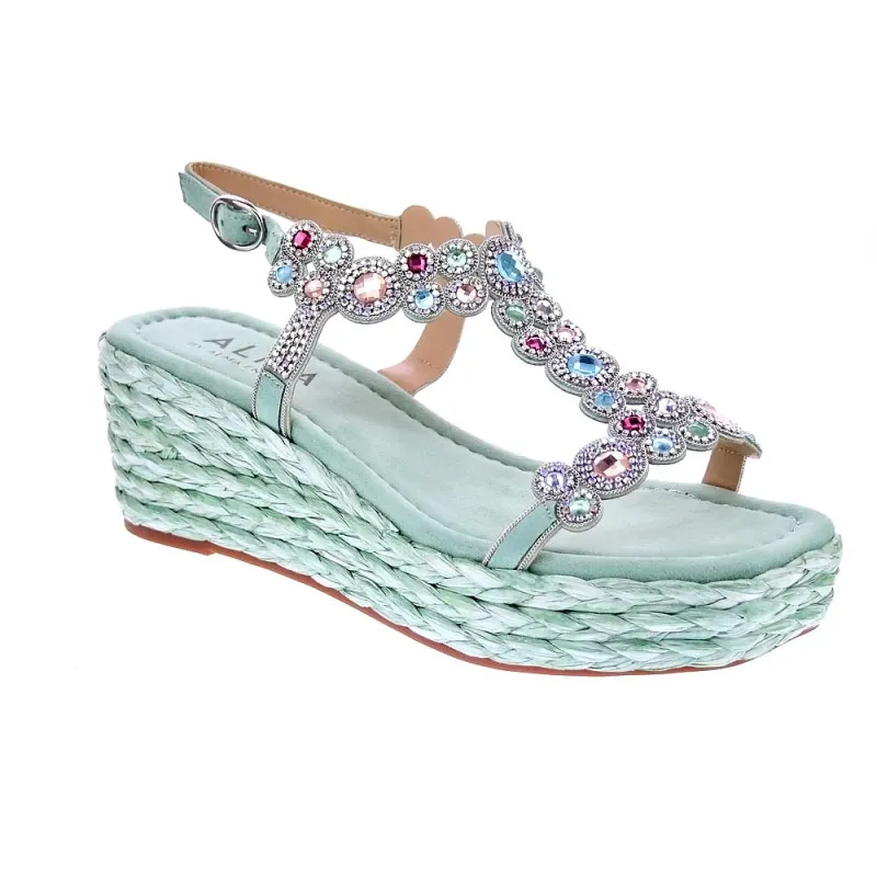 Alma en Pena Sandalias Mujer V24AB2161 Verde