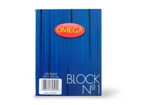 Block Nº2 OMEGA Liso Apuntes 100 Hojas