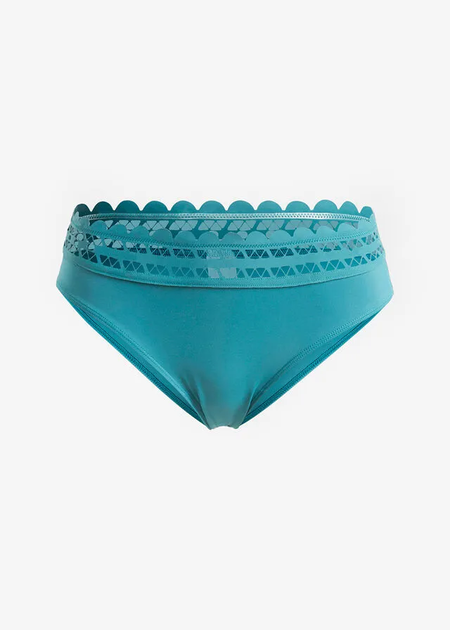 Braga de bikini Azul petróleo