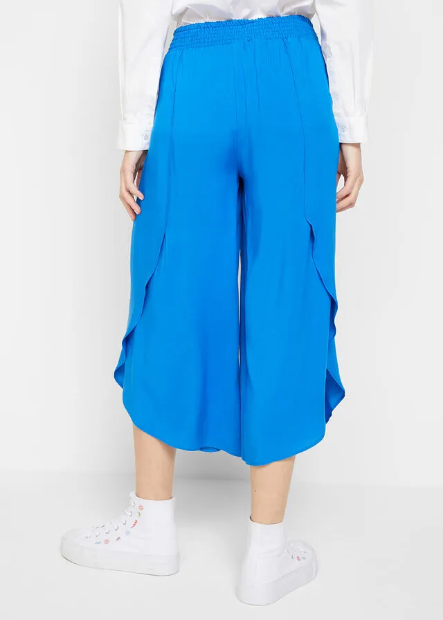 Culotte hasta la pantorrilla con cinturilla cómoda Azur