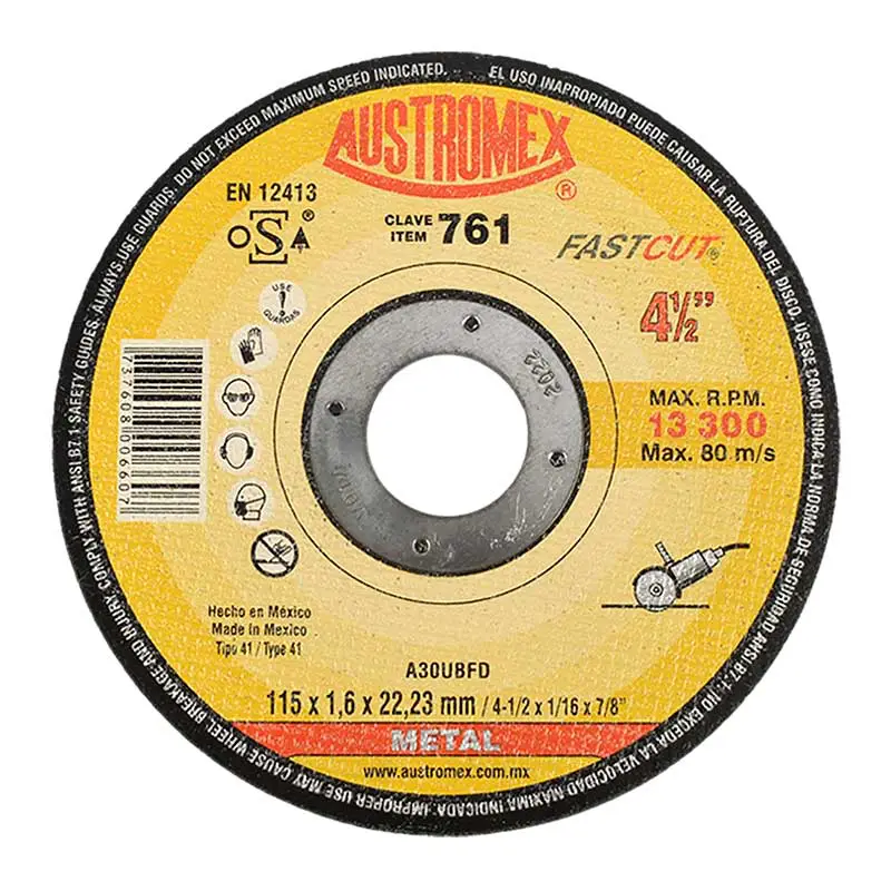 Discos de Corte para Metal 50 PZS AUSTROMEX 761