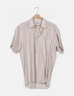 El Corte Inglés Camisa beige rayas multicolor