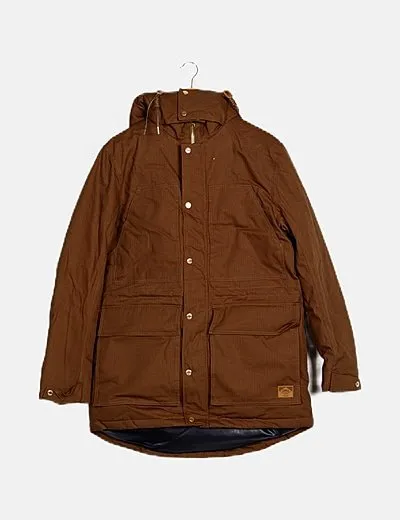 Jack & Jones Parka verde capucha