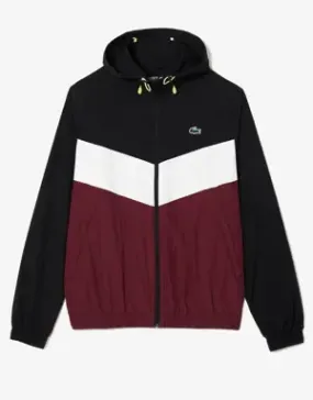 Lacoste Chaqueta Sport Packaway resistente al agua con cremallera