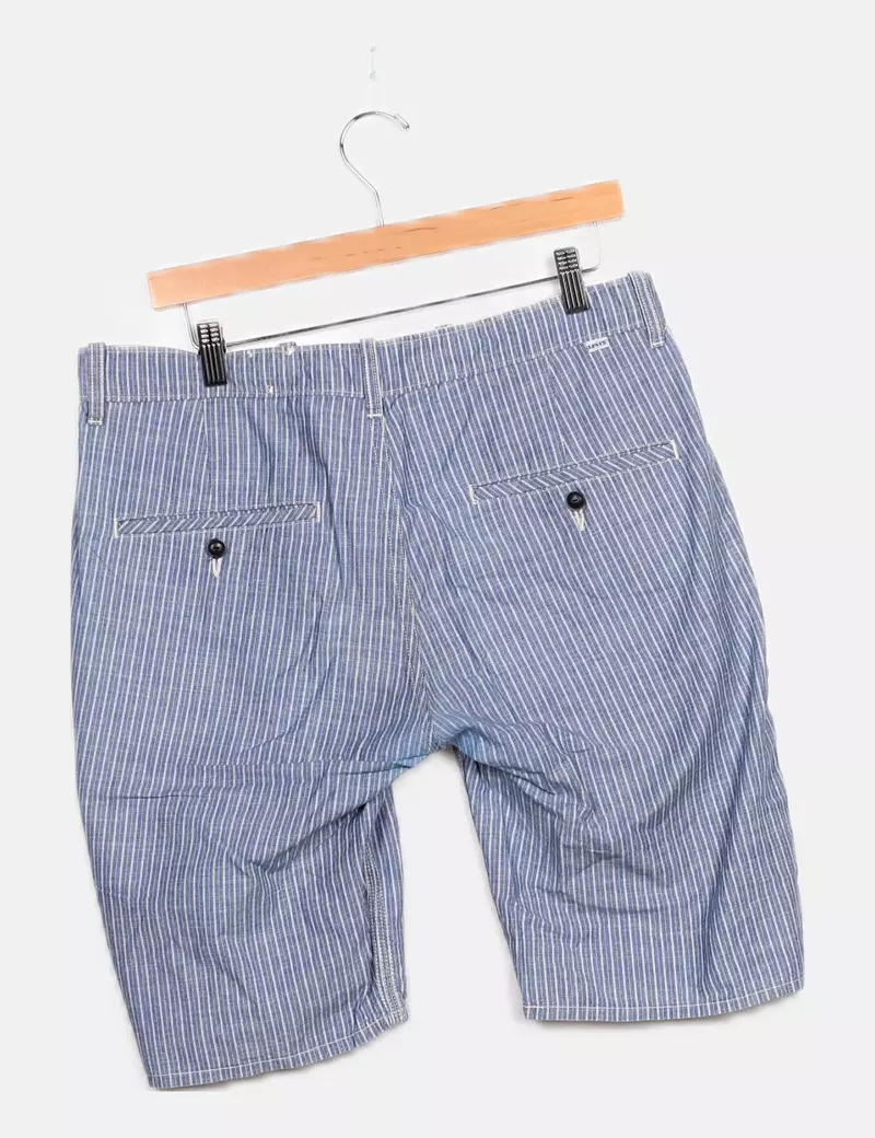 Levi's Bermuda azul rayas