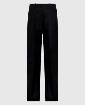 Magda Butrym Black pants made of silk