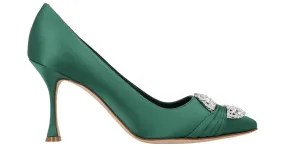 Manolo Blahnik Maidapump 090 Zapato Verde 