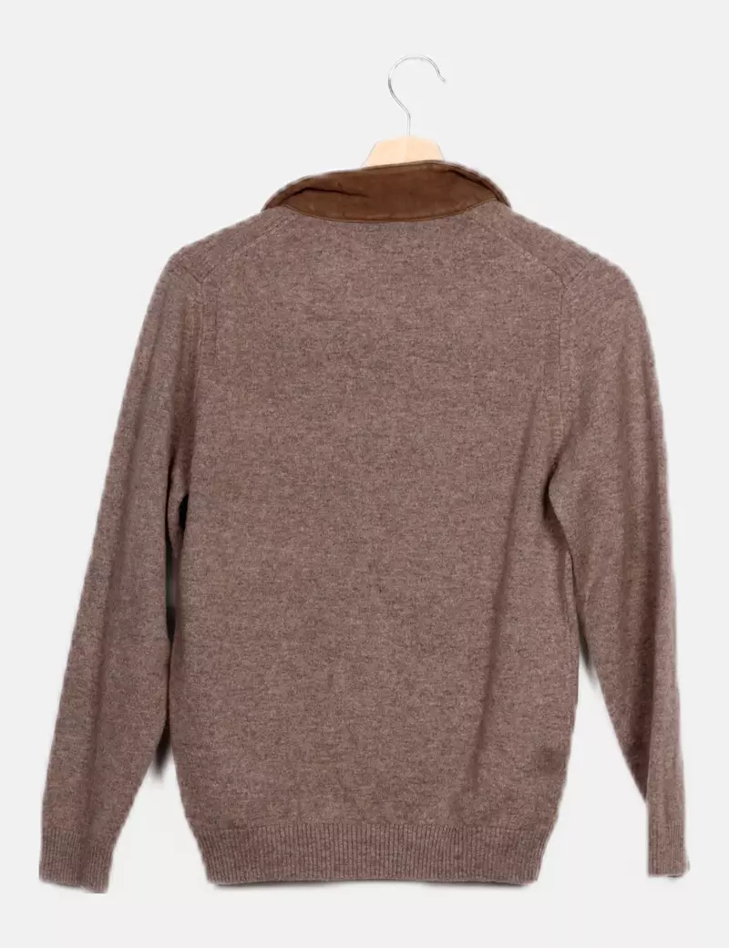 Massimo Dutti Jersey gris punto