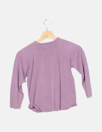 Neck & Neck Jersey morado punto