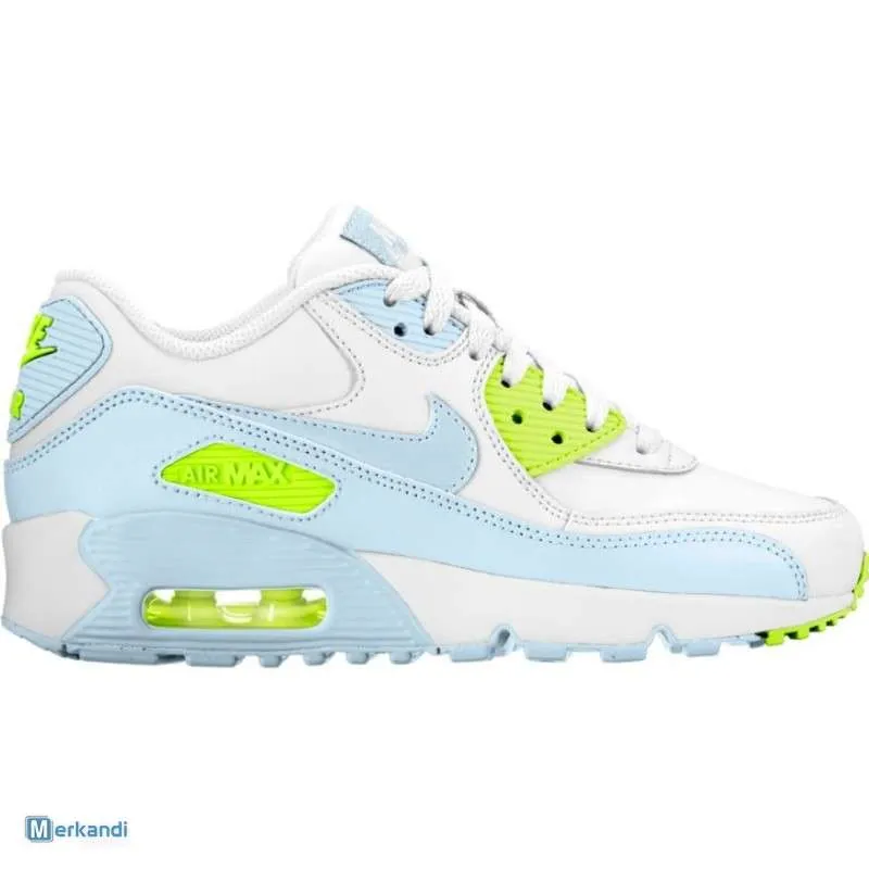 Nike Air Max 90 Piel GS - 833376-100