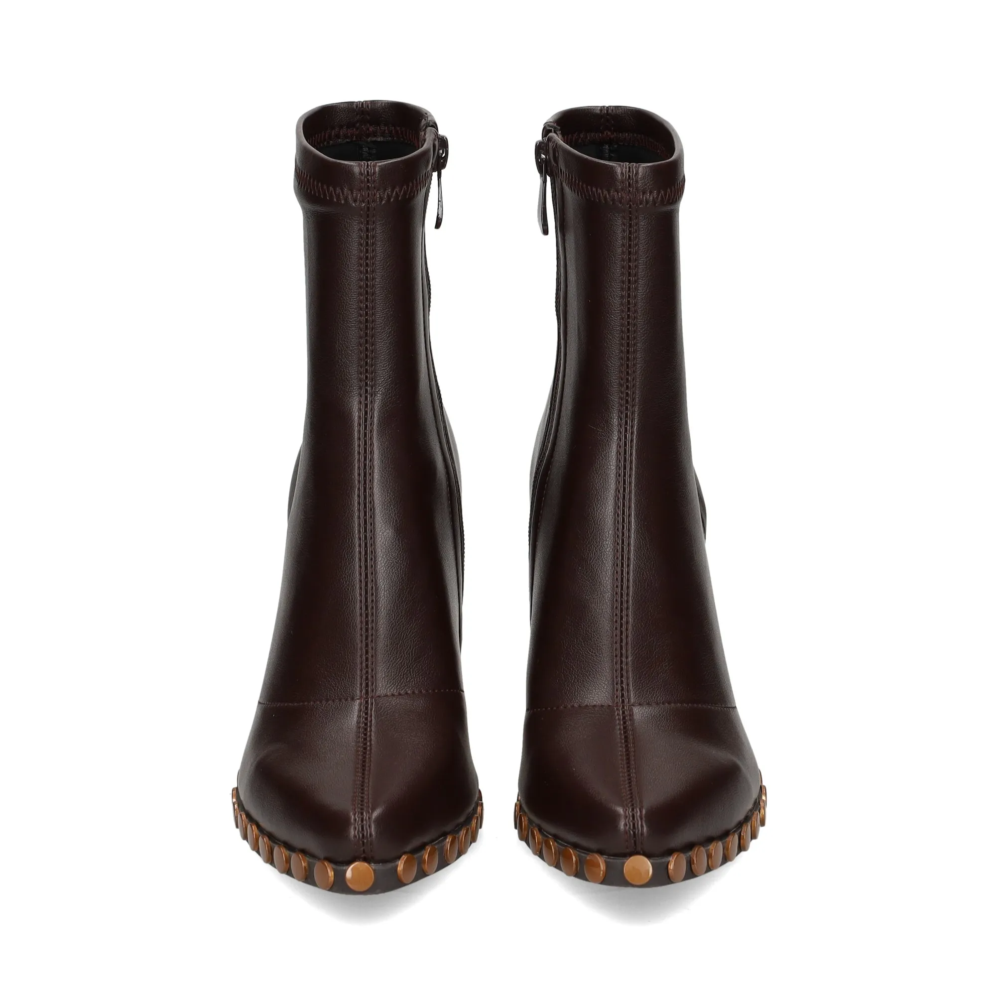NOA HARMON Botines con tacón de Mujer MARRON OSCURO