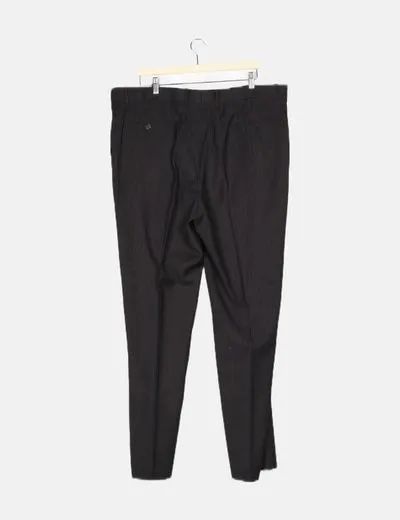 NoName Pantalón negro rayas