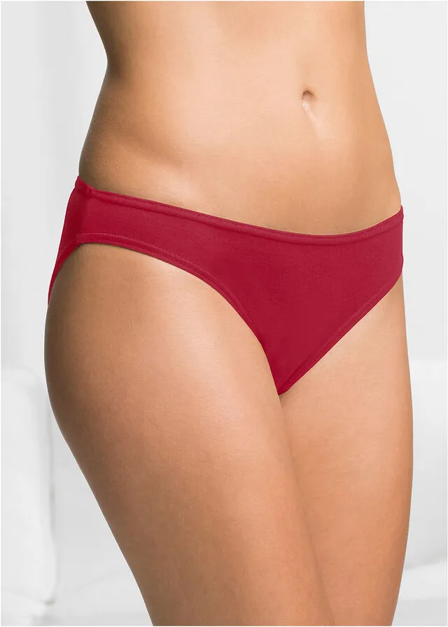 Pack de 10 bragas Multicolor-fucsia