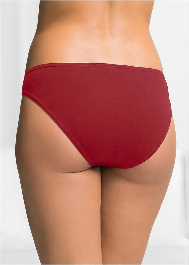 Pack de 10 bragas Multicolor-fucsia