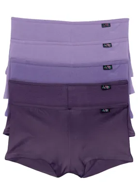 Pack de 5 culottes Lila oscuro/lila/violeta