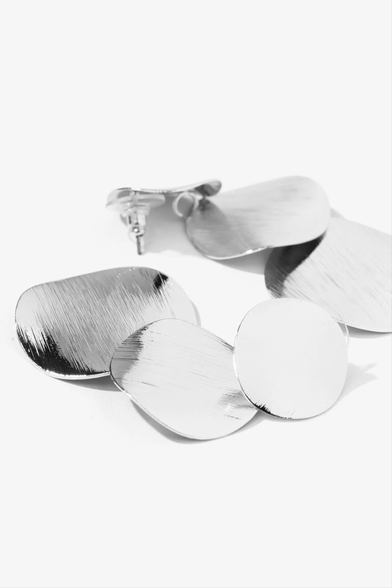 Pendientes Círculos Vilanova Plata