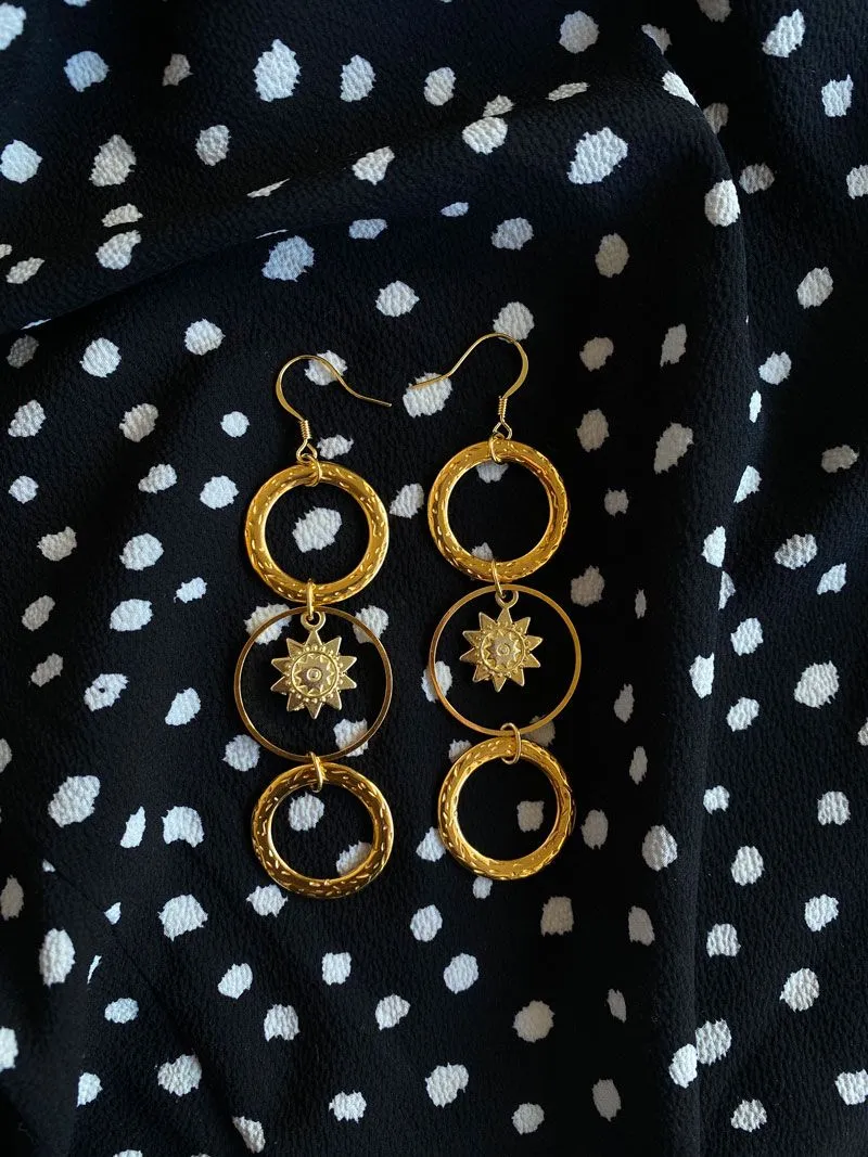 Pendientes Golden Soleil