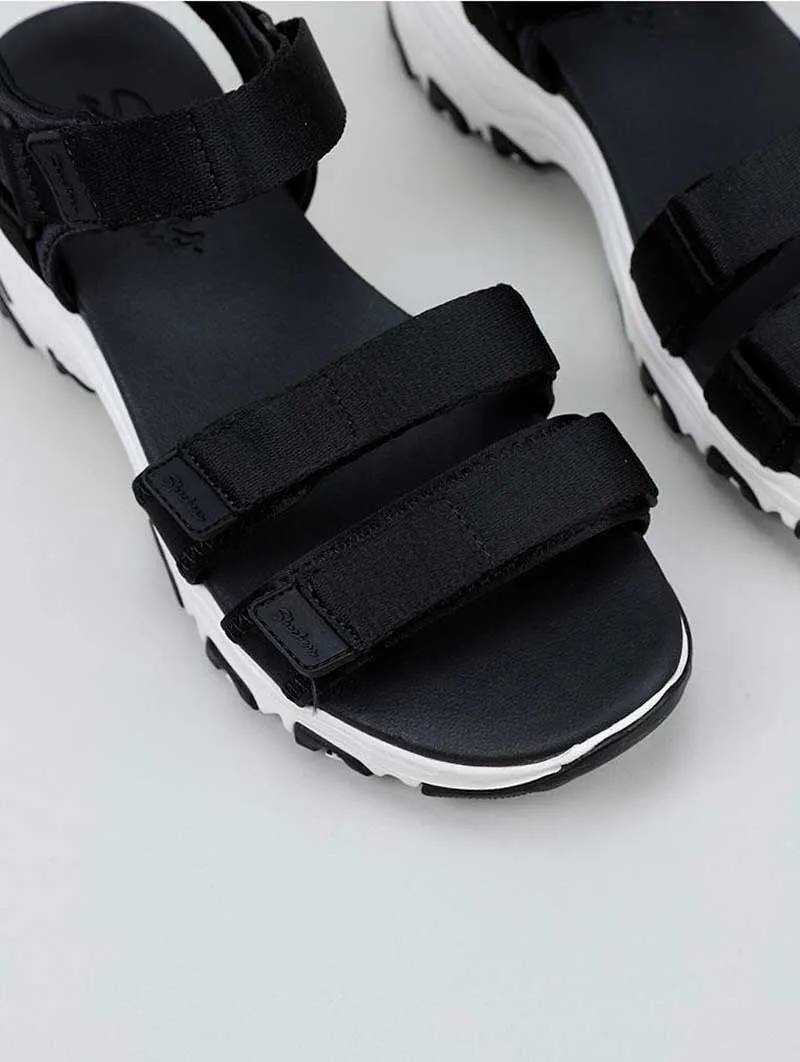 SANDALIAS SKECHERS D'LITES 31514 BLK NEGRO