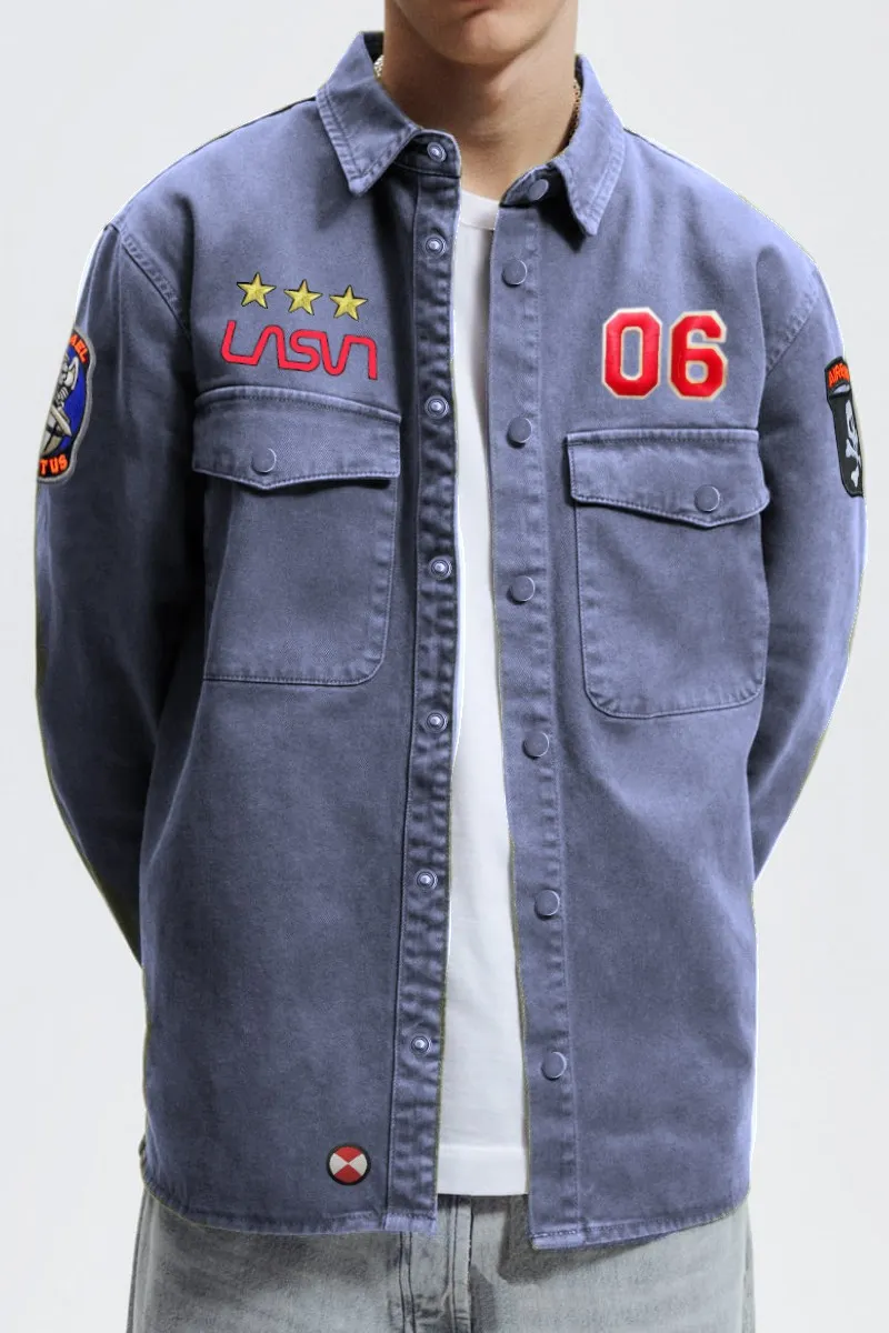 Sobrecamisa de hombre Sant indigo