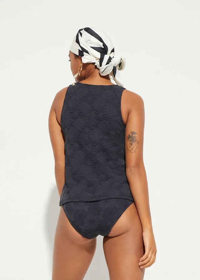 Sujetador de tankini Negro