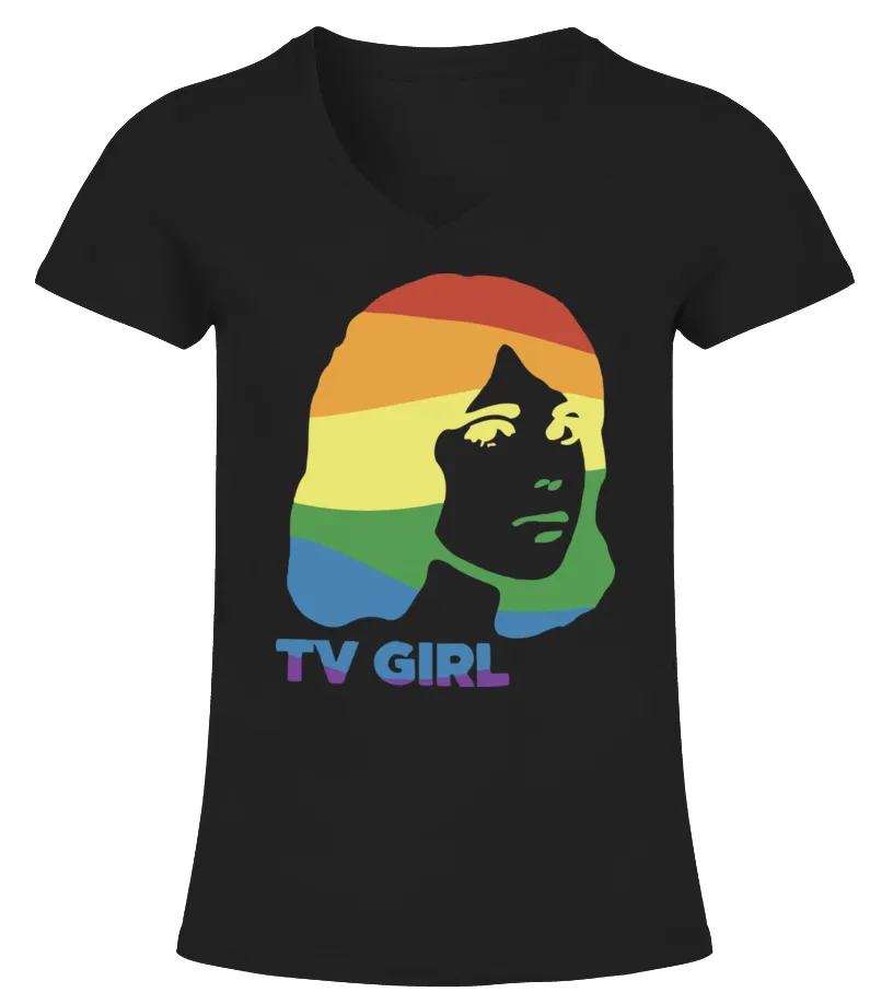Tv Girl Merch Camiseta cuello pico Mujer