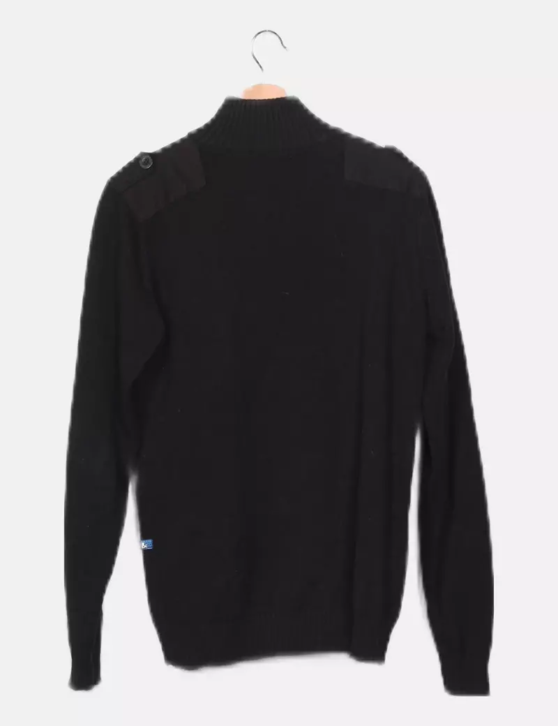 Urban & co Jersey negro punto