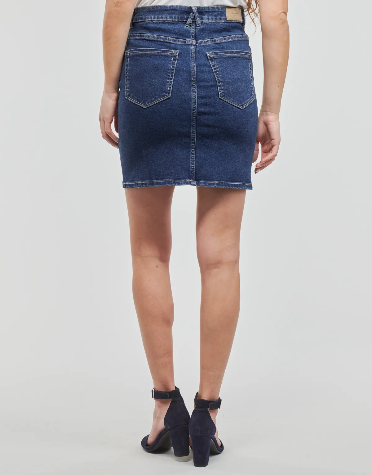 VMLUNA HR DENIM SKIRT MIX GA