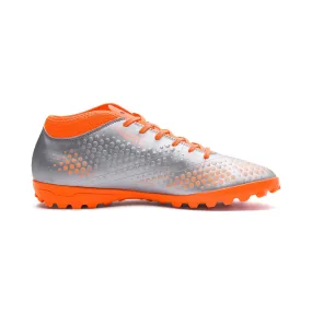 Zapatillas Futbolito Hombre Puma One 4 Synthetic TF Plateada/Naranja