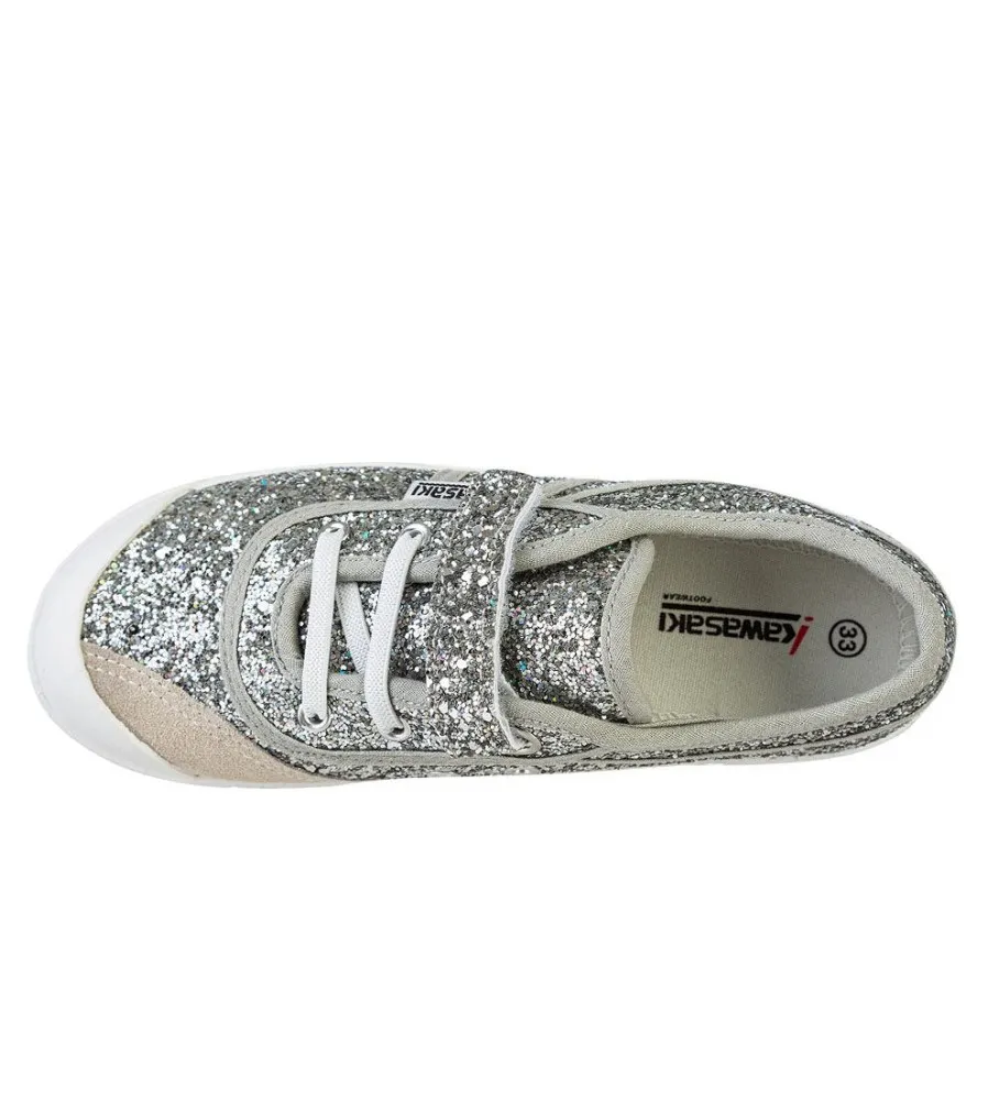 Zapatillas Glitter plateado