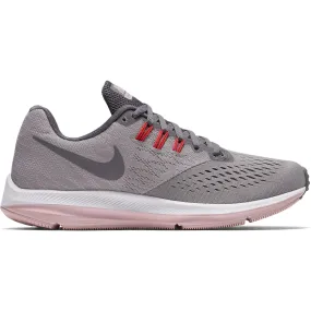 Zapatillas Running Mujer Nike Air Zoom Winflo 4 Gris/Rosada