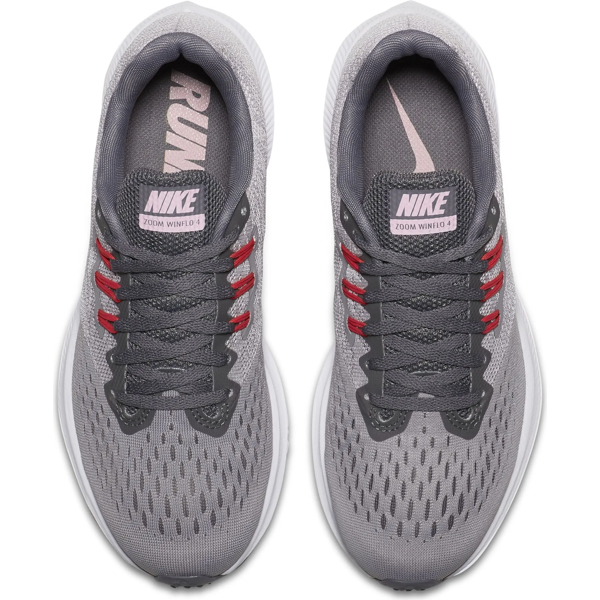 Zapatillas Running Mujer Nike Air Zoom Winflo 4 Gris/Rosada