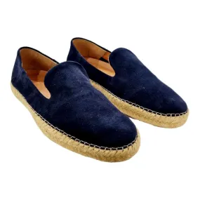 ZAPATO HOMBRE ESPARTENA SUELA YUTE PLANTLLA PIEL EXTRAIBLE MARINO MARINO