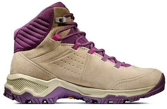 zapatos Mammut Nova IV Mid GTX - Dark Safari/Grape - women´s